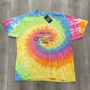 SS18 Travis Scott Lollapalooza I Went To Astroworld Tee size XL Pre-Owned